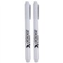 NONDK 2PC Marqueur De Craie Liquide Pour FenÊTre Verre Noir Blanc