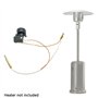 Qusedwey Thermocouple et Interrupteur Inclinaison pour Chauffage Terrasse Interrupteur DéCharge pour Chauffage au Propane Kit Ré