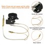 Qusedwey Thermocouple et Interrupteur Inclinaison pour Chauffage Terrasse Interrupteur DéCharge pour Chauffage au Propane Kit Ré
