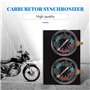 yomoe 1 Moto Carburateur Synchroniseur Vide Outil Jauges la Jauge à Vide Le Balancier pour / / Noir