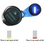 Doumneou 24 V 2 Pouces 52Mm Universel Voiture Jauge de Niveau de Carburant Jauge LED Affichage de la LumièRe Jauge de RéServoir 