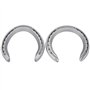 TORR 8 pièces 5 équipes de chevaux fers à cheval en alliage d'aluminium 2 outils de fer avant + 2 pièces arrière pour le jeu de 