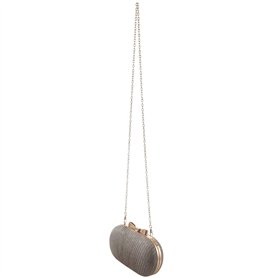 Jufjsfy Golden Soirée Sac à main Femmes Mariage Brillant Sac à main Mariée Métal Arc Accouplement Sac Chaîne Sac à bandoulière
