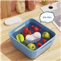 TsoLay 1 PCS Portable Lave-Légumes Purificateur Alimentaire Élimine Les Résidus Désinfection Fruits Légumes Machine à Laver Blan