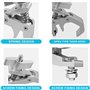 FPT 4Packstage Lighting Clip Hook, Pince de Rack Professionnelle en Alliage D'Aluminium, pour DéPlacer les Appareils D'éClairage