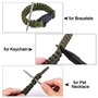 12 accessoires Paracord Fids, aiguilles à lacets en acier inoxydable de