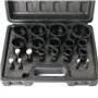 Ujjdwiurgh Mèches de Carrelage en Pierre de 19 Pièces, Kit de Scie Cloche de 6 à 60 mm pour Outils de Construction en Céramique 