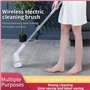 Ujjdwiurgh Épurateur Électrique pour Le Nettoyage avec 9 Têtes de Brosse Remplaçables Brosse de Nettoyage sans pour Salle de Bai