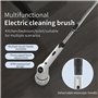 Ujjdwiurgh Épurateur Électrique pour Le Nettoyage avec 9 Têtes de Brosse Remplaçables Brosse de Nettoyage sans pour Salle de Bai