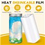 Steowsey 70 PièCes Film Emballage RéTractable par Sublimation 5X10 Pouces Film RéTractable Transfert Chaleur D'Emballage RéTract