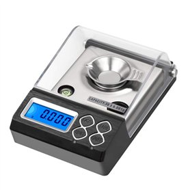 Wresetly Balance de Poche Milligramme NuméRique de Haute PréCision 30G / 0.001G Balances Analytiques de Laboratoire Balance des