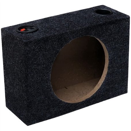 Wresetly BoîTiers de Haut-Parleur Universels ScelléS Simples de 8 Pouces BoîTier de Haut-Parleur de Voiture BoîTiers de Caisson