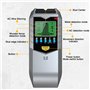 JNJOOD 1 détecteur électronique 5 en 1 pour détecter les montants muraux - Scanner mural - Argent ABS - Détection de poutre en b