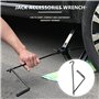 PoignéE de Clé de Roue de Manivelle de Cric de Voiture pour L'Ascenseur de Voiture de Ciseaux