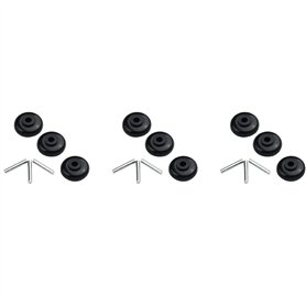 VENEKA Lot de 9 essieux et rouleaux motorisés à têtes petites roues d'arbre pour aspirateur Powerheads remplacement