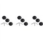 VENEKA Lot de 9 essieux et rouleaux motorisés à têtes petites roues d'arbre pour aspirateur Powerheads remplacement