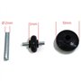 VENEKA Lot de 9 essieux et rouleaux motorisés à têtes petites roues d'arbre pour aspirateur Powerheads remplacement