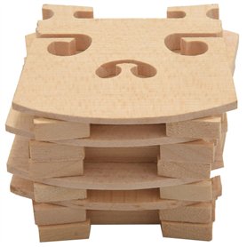 Lot de 10 bridges de violon en érable pour 1/8 et 1/4 et 1/2 et 3/4 et 4/4 instruments à cordes