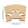 Lot de 10 bridges de violon en érable pour 1/8 et 1/4 et 1/2 et 3/4 et 4/4 instruments à cordes