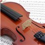 Lot de 10 bridges de violon en érable pour 1/8 et 1/4 et 1/2 et 3/4 et 4/4 instruments à cordes