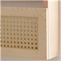 Nettoppo 1 PCS Porte-Revues Mural avec Support de Fichiers en Rotin, Couleur Bois, Porte-Dossiers Suspendu en Bois, Étagère en R