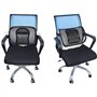 Widybord Support Dorsal en pour Chaise de Bureau, Soutien Lombaire et Chaise avec Sangle élastique pour soulager Les douleurs du