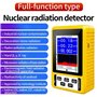 TYREE Geiger Compteur Détecteur de Radiation Nucléaire avec Écran LCD Dosimètre Détecteurs Beta Gamma X-Ray Testeur Portable