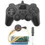 Pmandgk 16 Canaux 2.4G TéLéCommande éMetteur + RéCepteur Panneau de Commande Panneau 12V ContrôLeur DIY pour RC Voiture/Bateau/P
