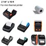 Pmandgk 10 Pcs Papier Thermique, pour Mobile 58Mm 30Mm Imprimante Thermique Caisse Enregistreuse ReçU Papier Rouleau