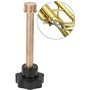 Zunedhys Ponceuse à piston, piston, tige de ponçage, en laiton, portable et durable, accessoire pour instruments de musique