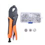 KACPLY Ensemble d'accessoires pour housses de bateau - Pinces réglables pour boutons pression