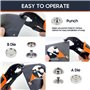KACPLY Ensemble d'accessoires pour housses de bateau - Pinces réglables pour boutons pression