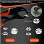 KACPLY Ensemble d'accessoires pour housses de bateau - Pinces réglables pour boutons pression