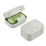 SAROAD Récipient à savon de voyage, porte-savon de voyage, boîte à savon avec couvercle, porte-savon de voyage portable bleu