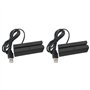 liovitor 2X MSR90 USB Bande Magnétique Carte Lecture Machine Lecteur de Carte Bande Bande 3 Pistes Mini Swiper pour USB PC