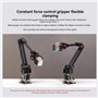 Rinteea Moteur de Servo-Robot TTL à Double Arbre Tout en Métal avec Couple de Contrôle de 35 Kg.cm et Force Constante pour Préhe