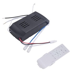 yasoe Kit de Télécommande Universelle pour Ventilateur de Plafond 50W à 6 Vitesses avec Fonction de Minuterie pour Éclairage de