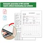 MQODLFP Enregistreur de Données de Température USB à Affichage Numérique, Capacité de 32 000 Points, Enregistreur de Température