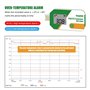 MQODLFP Enregistreur de Données de Température USB à Affichage Numérique, Capacité de 32 000 Points, Enregistreur de Température