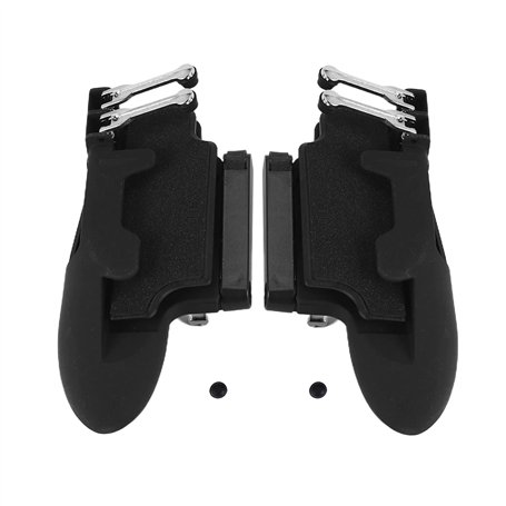 Vocdikficy pour ContrôLeur Six Doigts DéClencheur Mobile Manette de Grip L R Feu Objectif Bouton Joystick pour Tablette FPS Poig