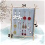 Beelooom Nouveaux Accessoires de PréSentation Boucles d'oreilles Collier Accessoires de PréSentation Boucle d'oreille Broche Bra