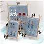 Beelooom Nouveaux Accessoires de PréSentation Boucles d'oreilles Collier Accessoires de PréSentation Boucle d'oreille Broche Bra