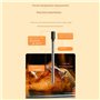 Rtauhife Thermomètre à Viande sans Thermomètre Numérique avec Sonde sans Thermomètre Alimentaire à Distance de 800 Pieds pour Ba