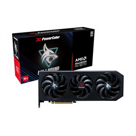 Powercolor Radeon RX 9070 OC Hellhound (16 Go GDDR6/PCI Express 5.0/2700 MHz/20000 MHz)