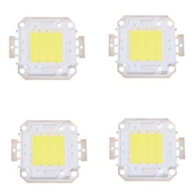 Giwnhvx 4X 30W Blanc LED IC Haute Puissance LumièRe D'Inondation ExtéRieure Lampe Ampoule Perles Puce Bricolage 2200LM