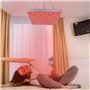 Asyduey Prise UE, Dispositif de ThéRapie par la LumièRe Rouge 220V - Panneau LED 45W Deep 660Nm et Combo de LumièRe LED Proche I