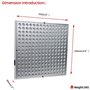 Asyduey Prise UE, Dispositif de ThéRapie par la LumièRe Rouge 220V - Panneau LED 45W Deep 660Nm et Combo de LumièRe LED Proche I