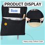 Kdouehg 6 Pièces Poche de Rangement de Chaise Sac de Chaise Poches de Chaise pour Salles de Classe Poches de Chaise D'Étudiant O