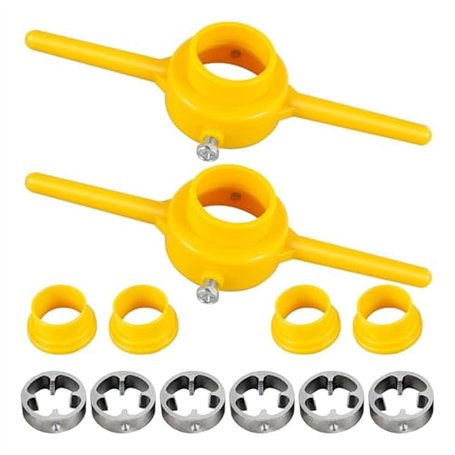Asuinxurr Lot de 2 jeux de tarauds pour tuyaux en plastique