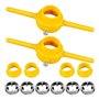 Asuinxurr Lot de 2 jeux de tarauds pour tuyaux en plastique